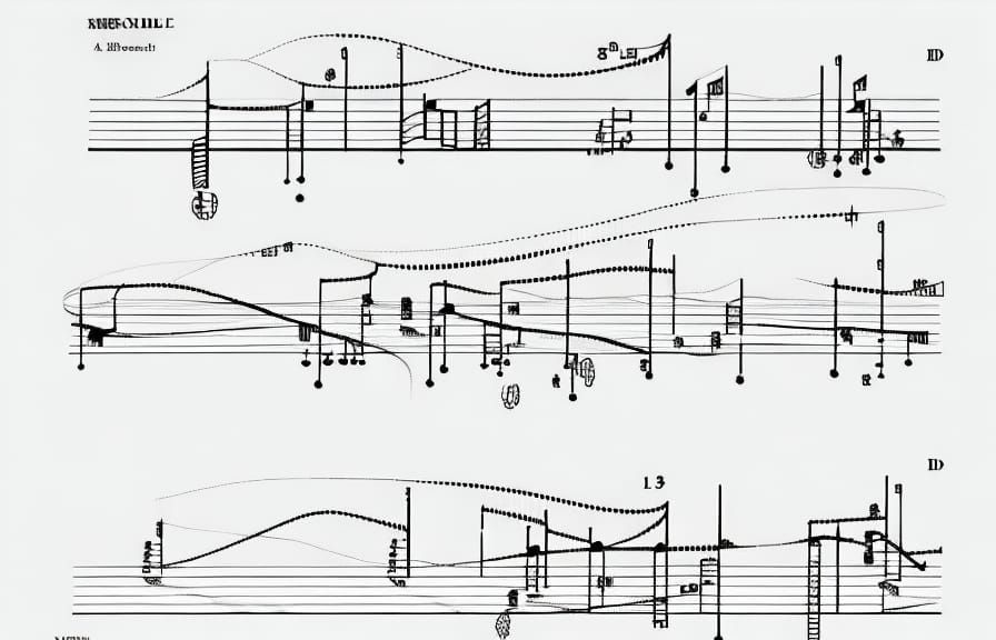 Abstract Geometric Network Inspired by Escher