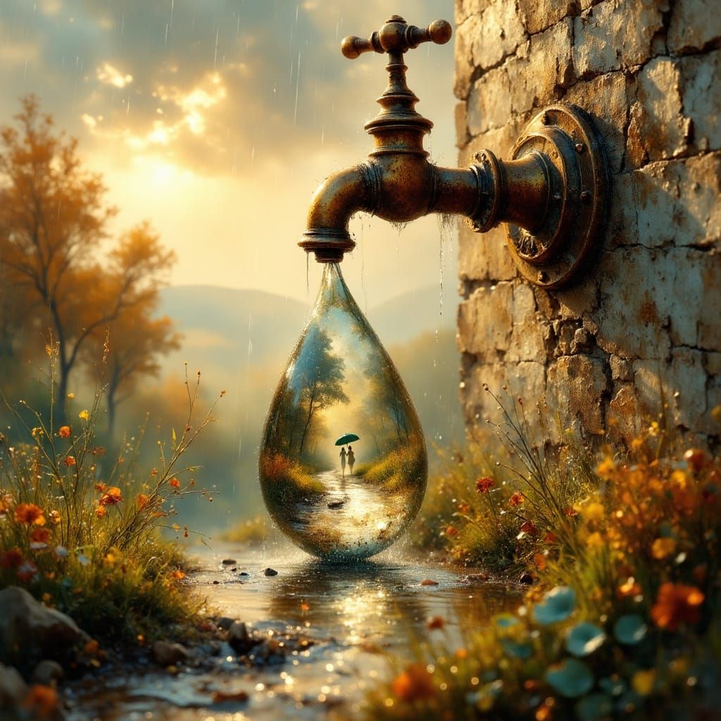 Gentle Weather ( “ No water, no rain. No rain, no gentle weather " ) 3