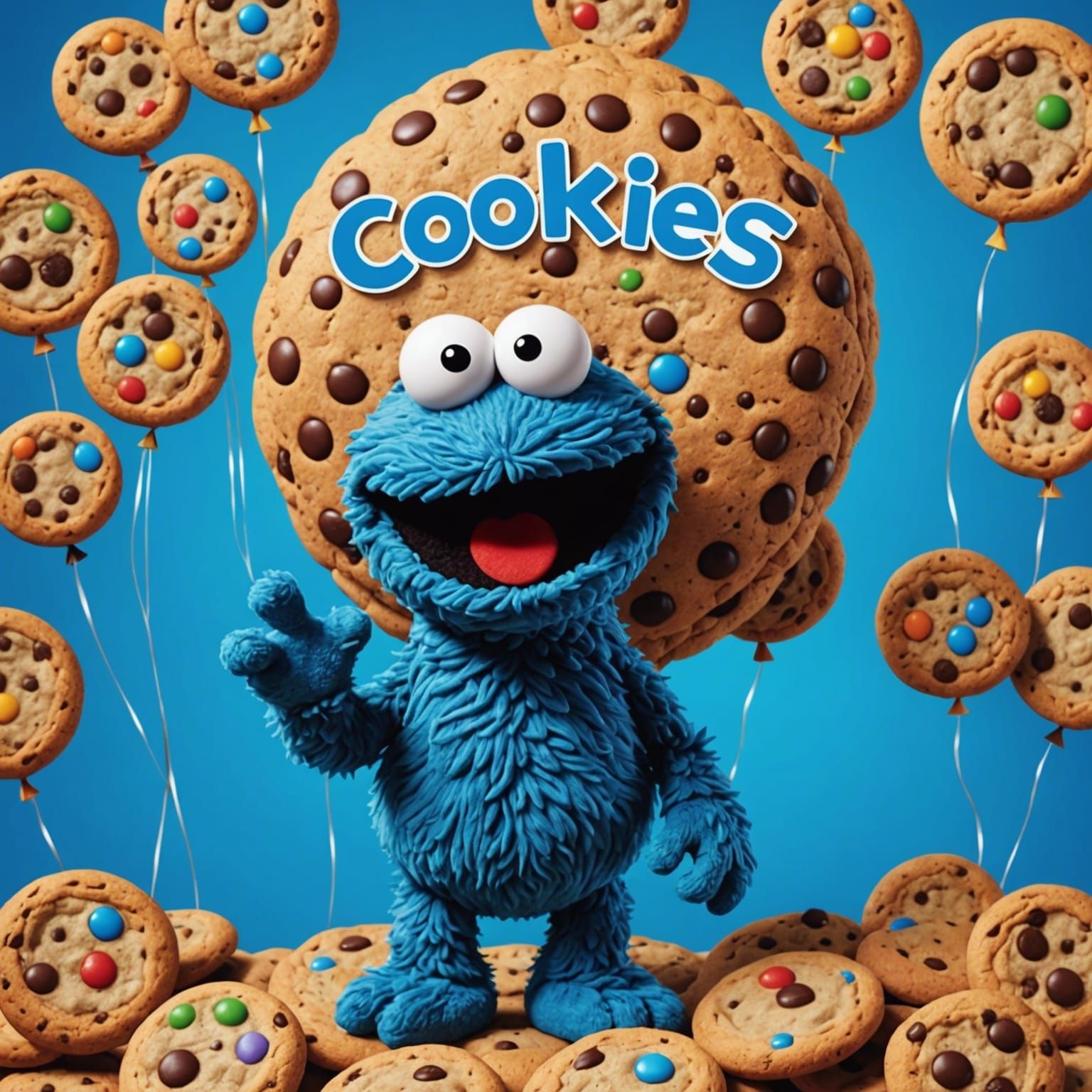 Hyperrealistic Cookie Monster Asks 'Cookies?'
