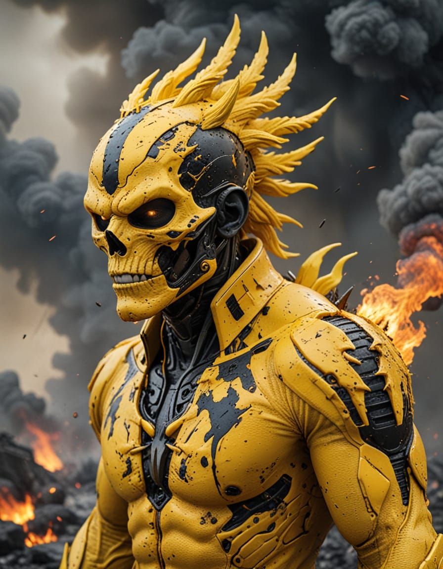 Ethereal Yellow Apocalypse Scene