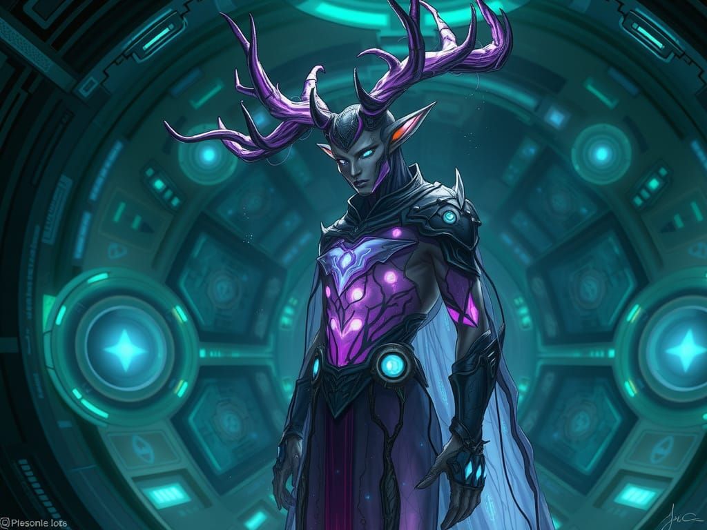 Thalvenari Soul-Fragment Pilot Concept Art