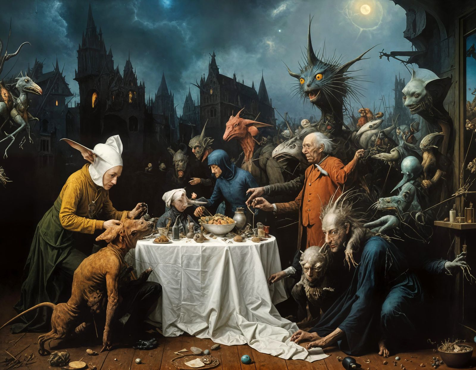 With her husband, they're opening a Restaurant for Everybody. The First one. It will be burned down 5 times and opened 6...