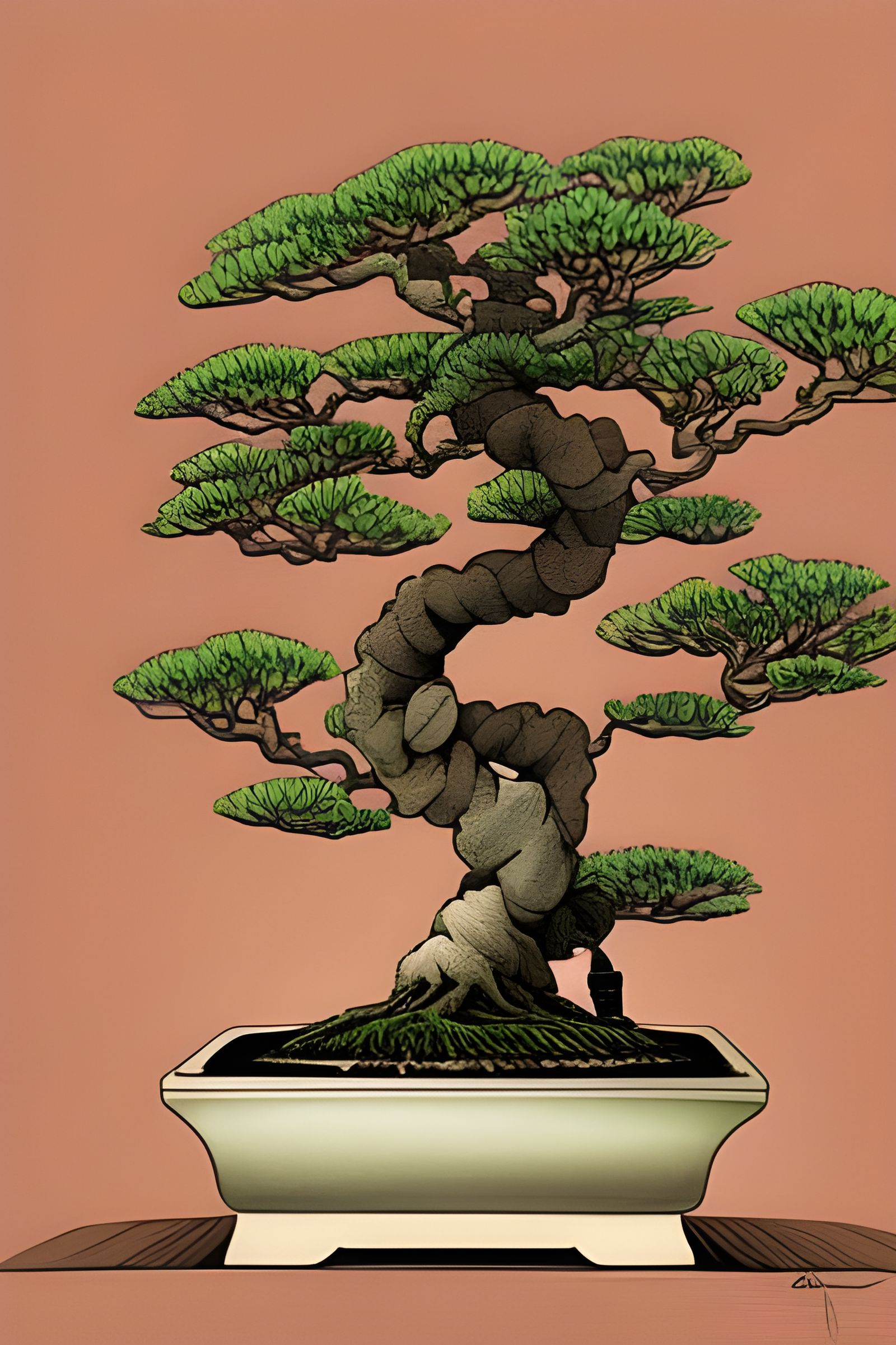Hybrid Bonsai Tree