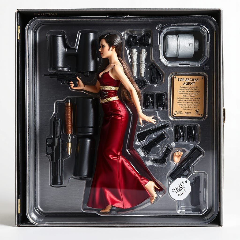 High-Stakes Spy Action Figure in Metallic Retail Box