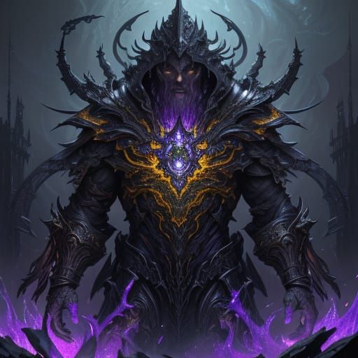 Dark Fantasy: Molten Glass and Metal Fractal Art