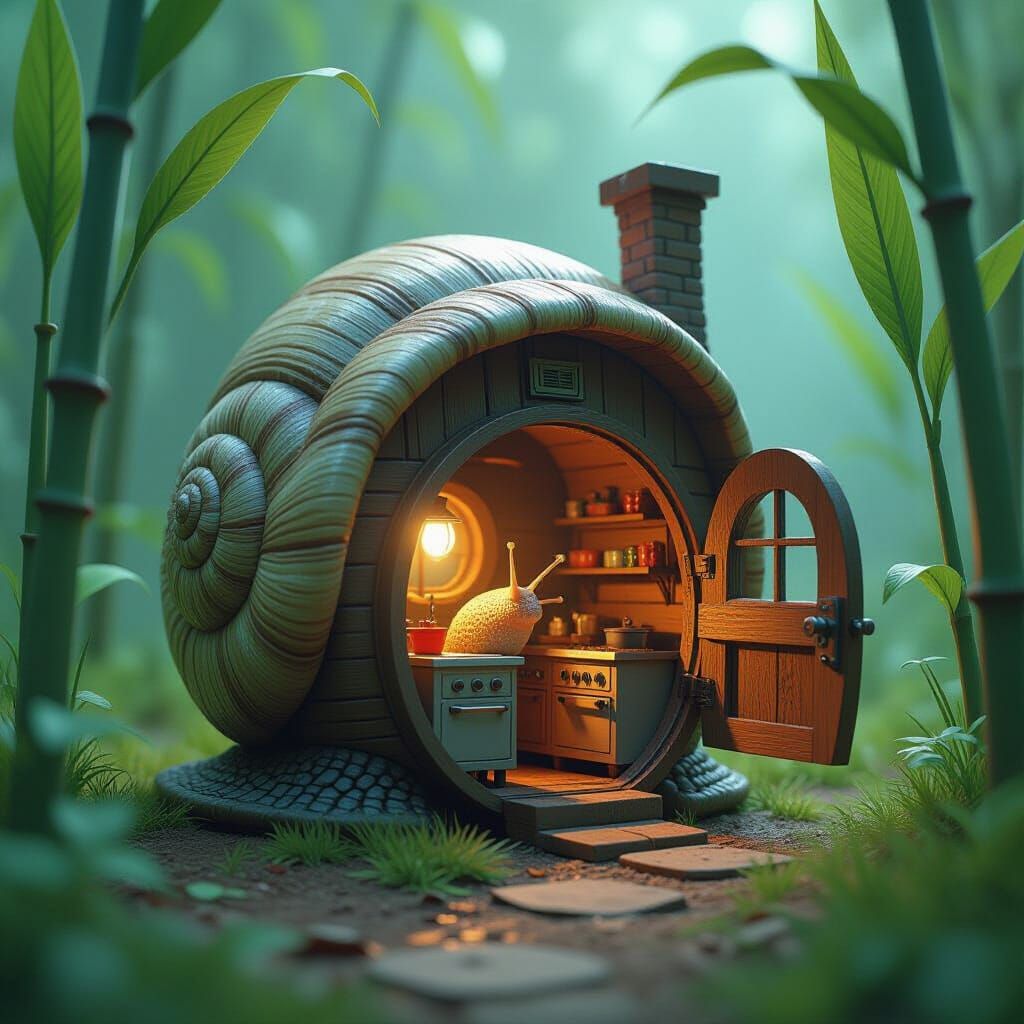 A large snail house