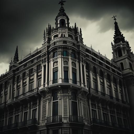 Hyperrealistic Madrid in Perfect Composition