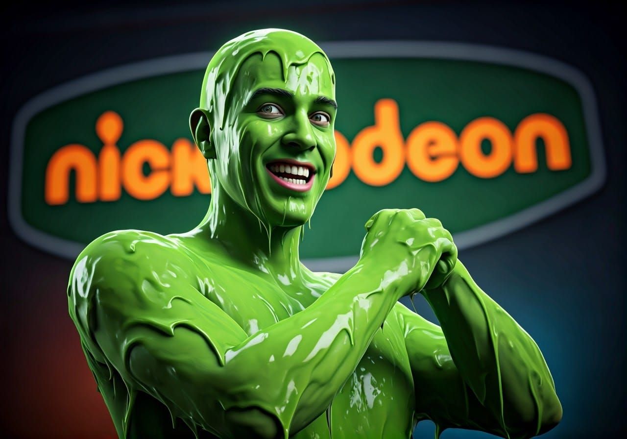 Game Show Host Drenched in Retro Slime as 90s Nostalgia Soar...