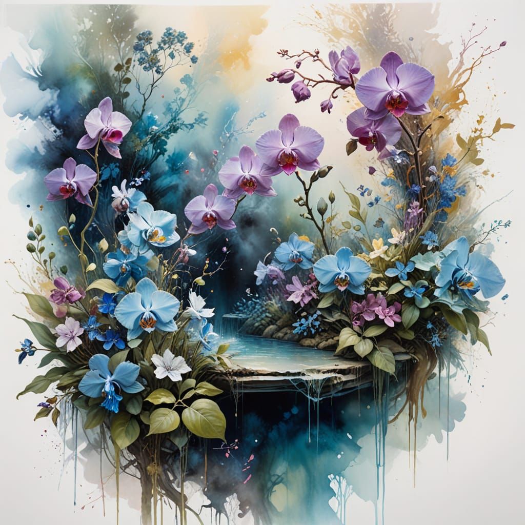 Celestial Sky Garden in Ethereal Beauty