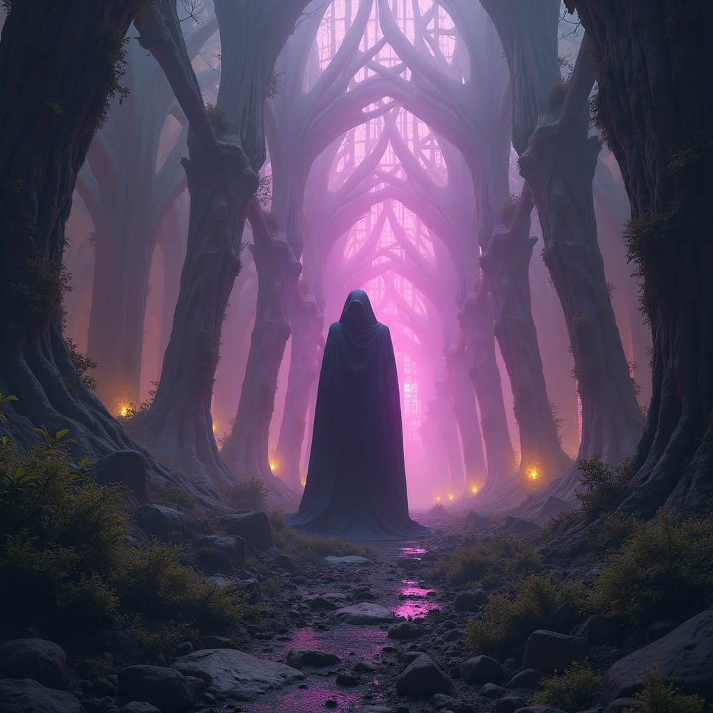 Forsaken Figure in New World Order Ruins