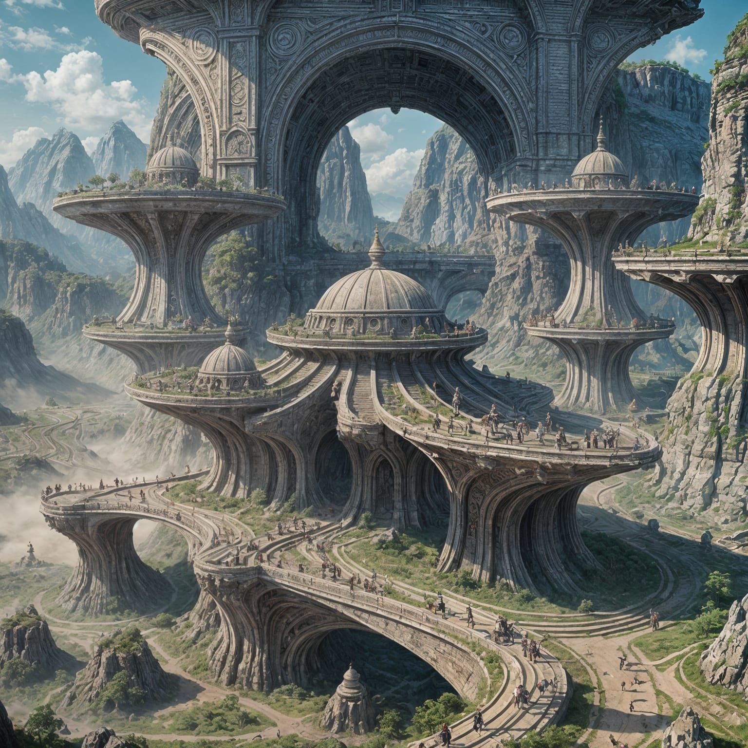 Epic Futuristic Metropolis Unveiled