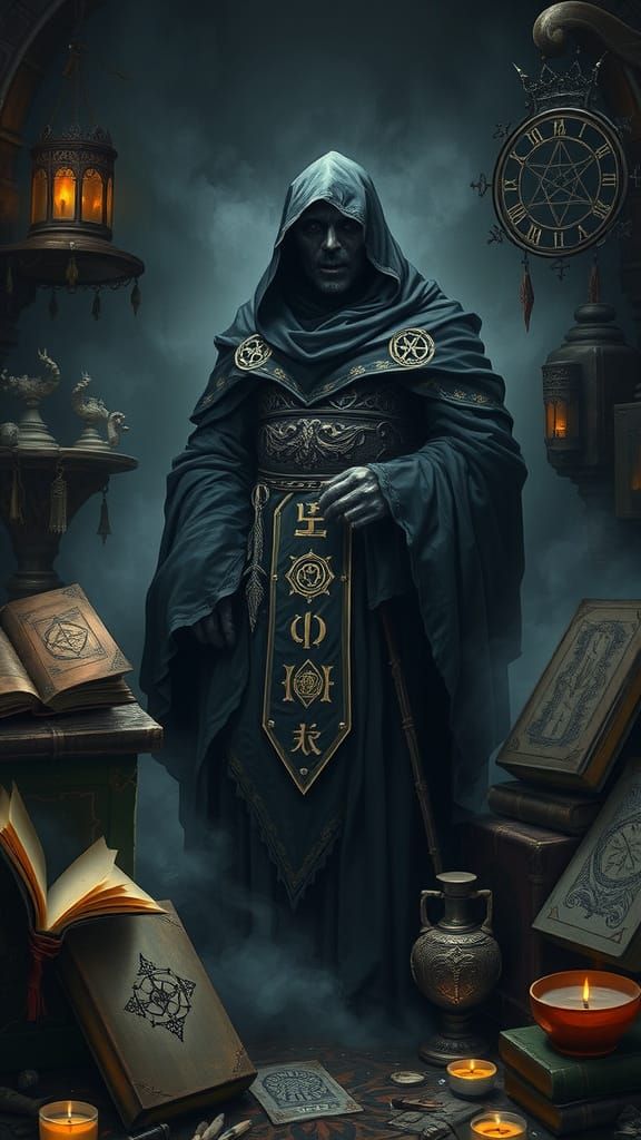 Dark Necromancer Unveils Forbidden Knowledge