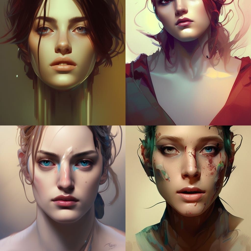 Detailed Portrait with Dynamic Lighting