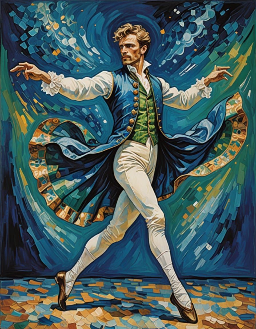 Classical Ballet Dancer in Regency Attire