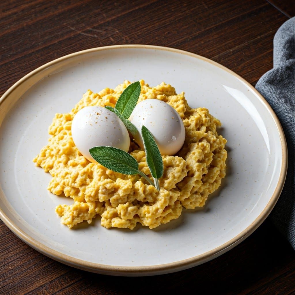 Whimsical Breakfast Scene with Magical Eggs