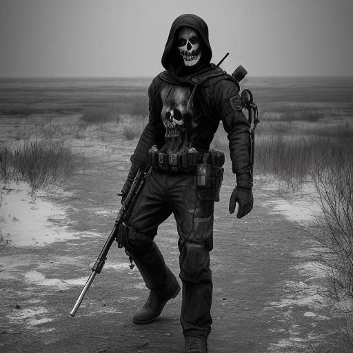 The Death Hunting: A Conceptual Image