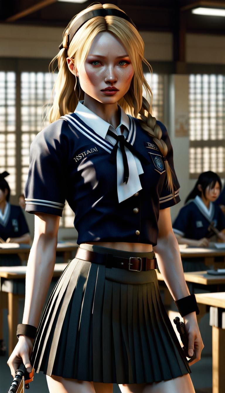 Emily Browning in Highschool