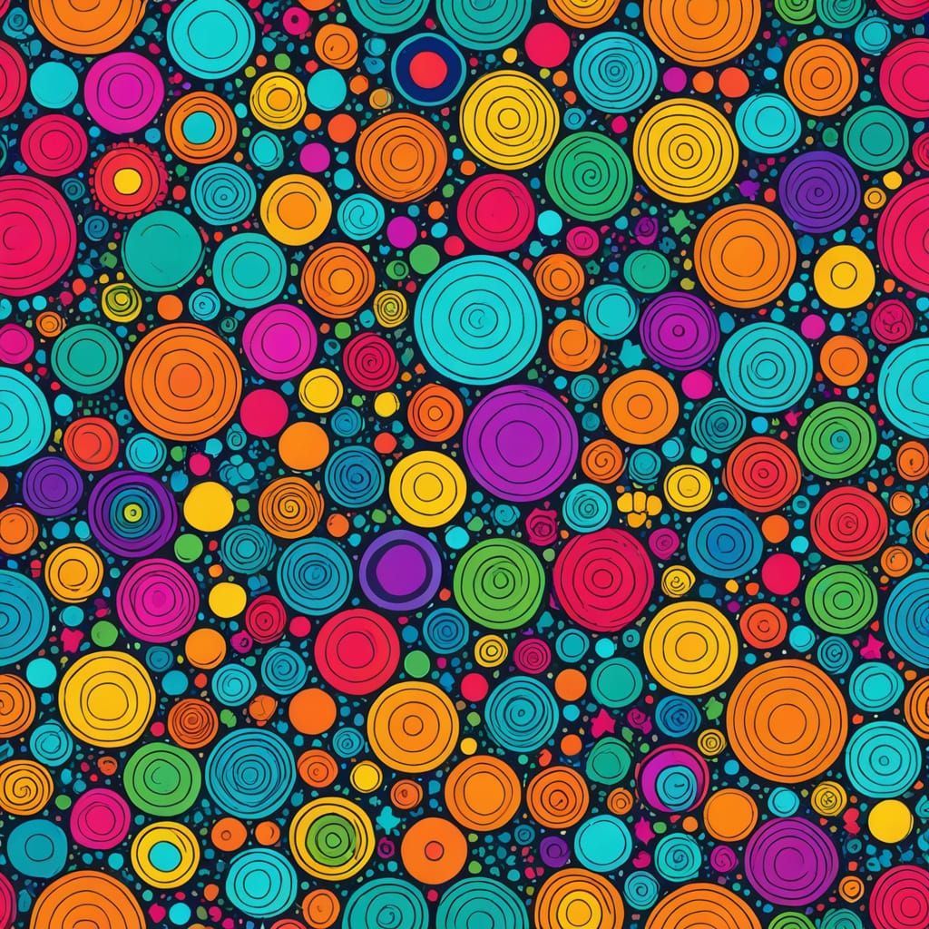 Random Colorful Abstract AI Art