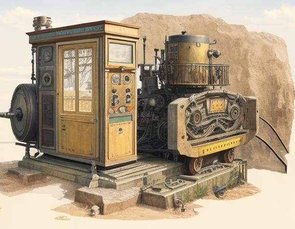 A new and mysterious machine ...