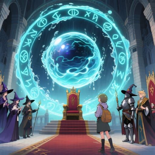 Fantasy Portal to Another World Throne Room