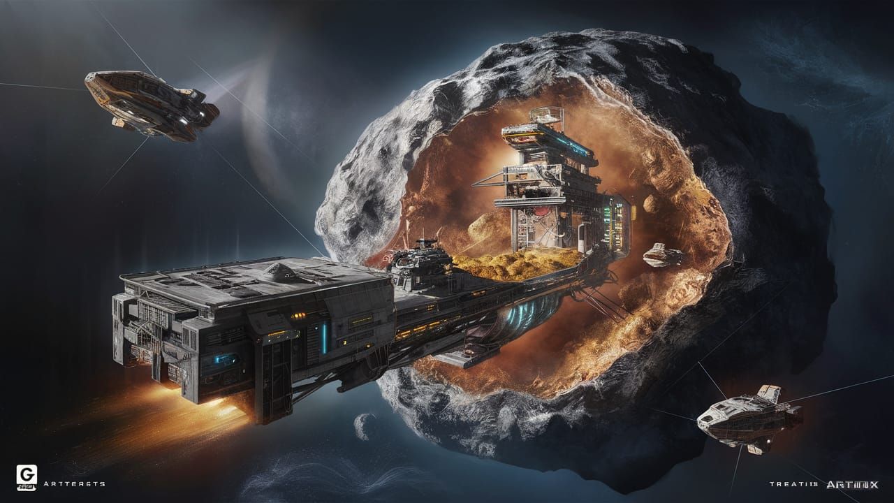 Coring out the asteroid