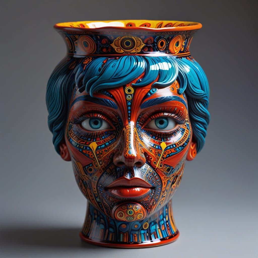 Rubin Vase Illusion: A Face Becomes a Vase