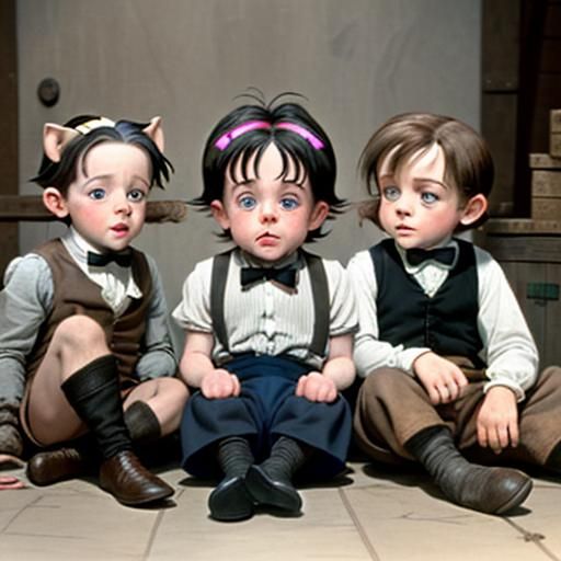 Oliver twist  meets the little rascals porky spanky and Alfa...