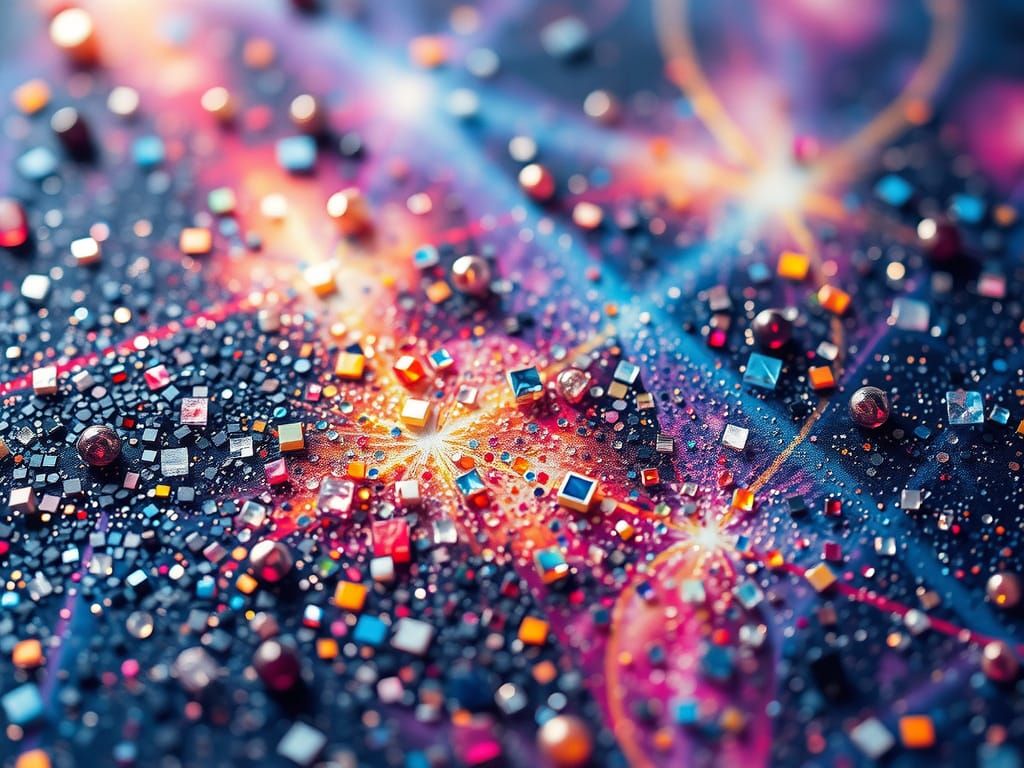 Celestial Mosaic in Miniature Art