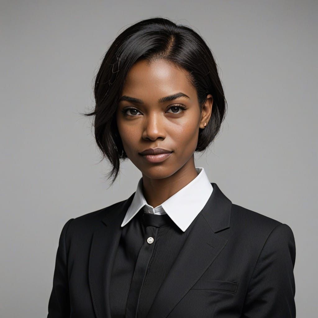 Gothic Harley Quinn Teasing Christmas Smile