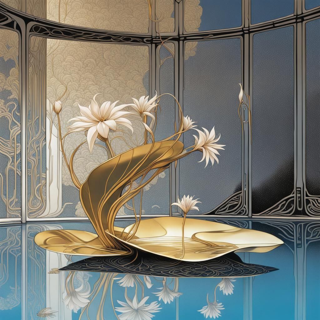 16k resolution, art by Syd Mead, H.R. Giger, Yoko Honda, Zdzisław Beksiński, Hokusai, Yoshitaka Amano, Gustav Klimt. Orn...