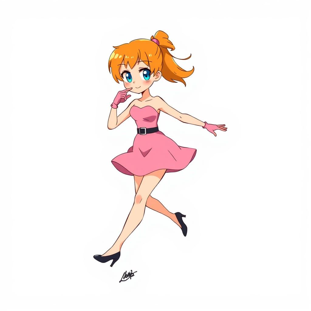 Animated Woman Tap Dancing at High Speed