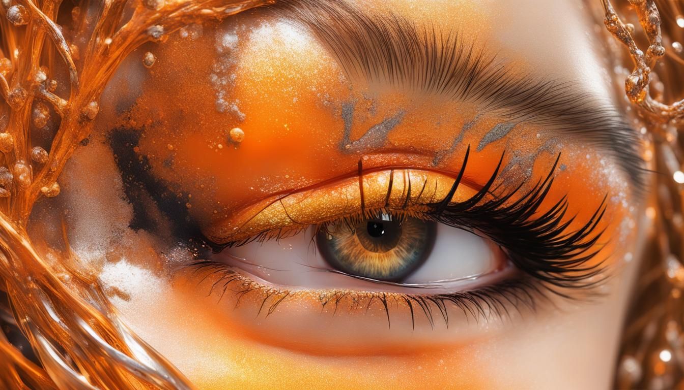 Vibrant Bombshell Mutant with Neon Colors