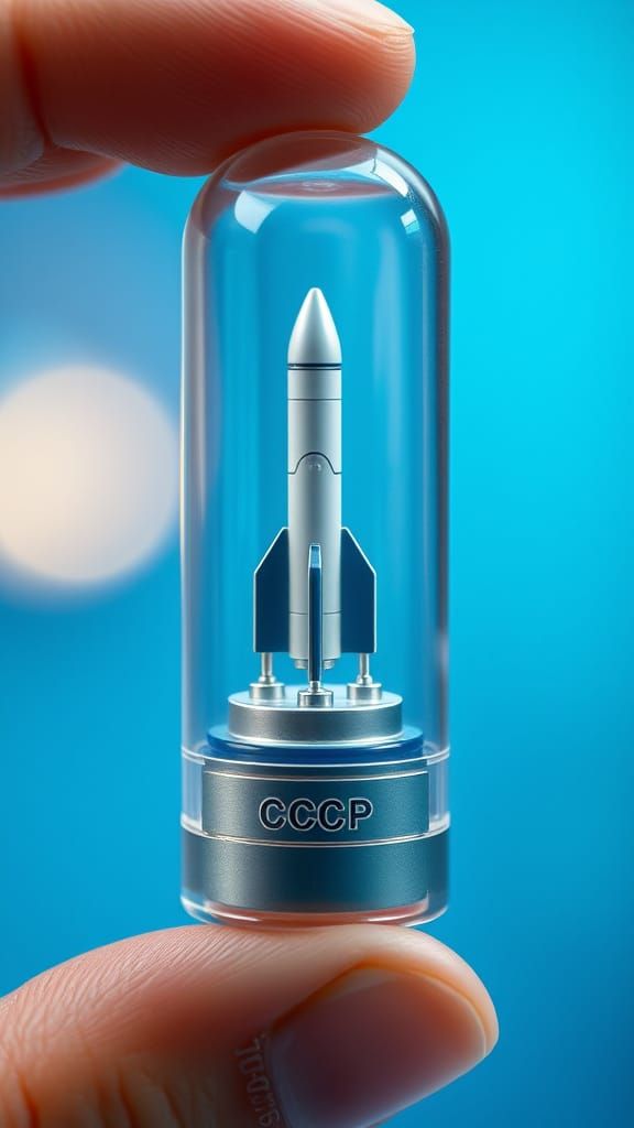 Ethereal Space Capsule Scene in Cinematic Style