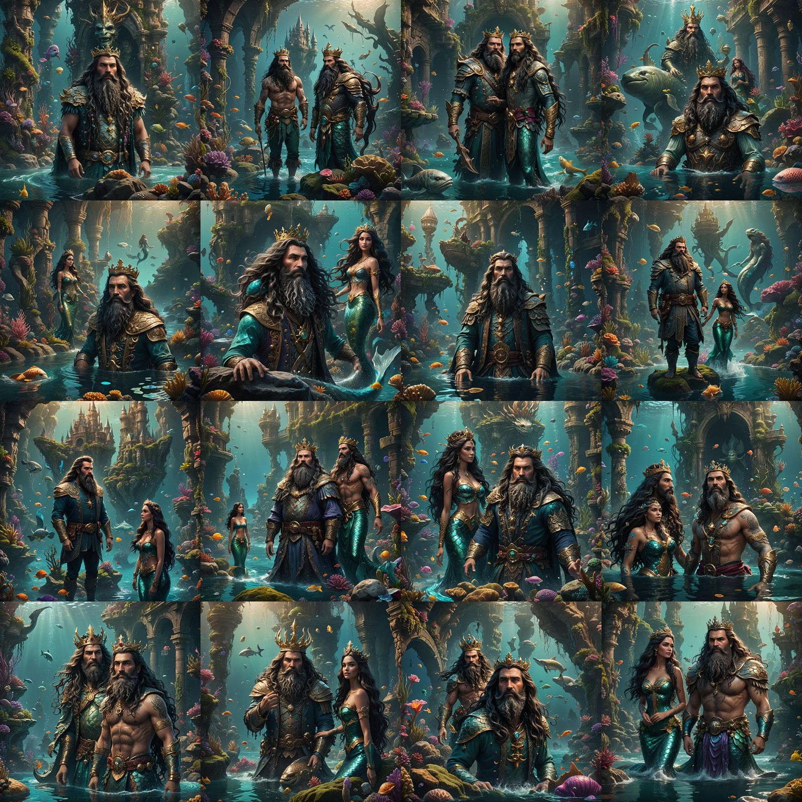 Fantasy King and Mermaid Queen Conversation