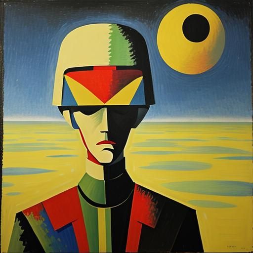 AI Image in Style of Kazimir Malevich