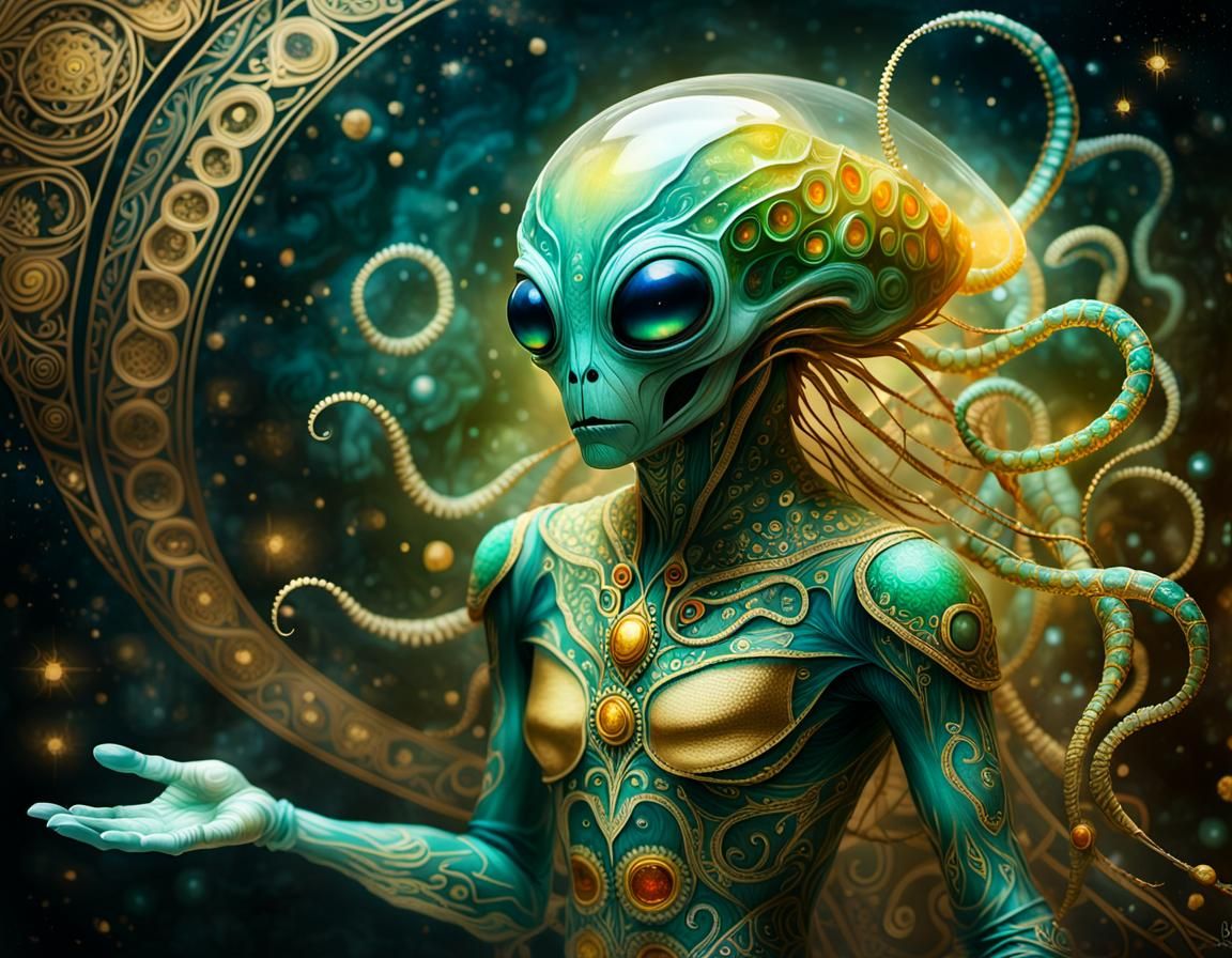 Alien Citizenship Ceremony in Bohemian Gilded Style