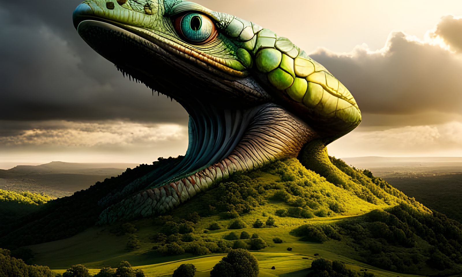 Energetic Power Fields in Contemporary Art Style