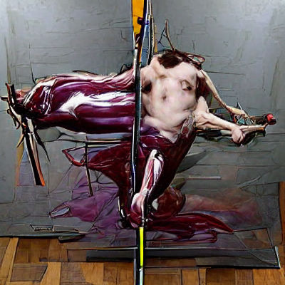 Dramatic Portrait in Gritty, Dark Style