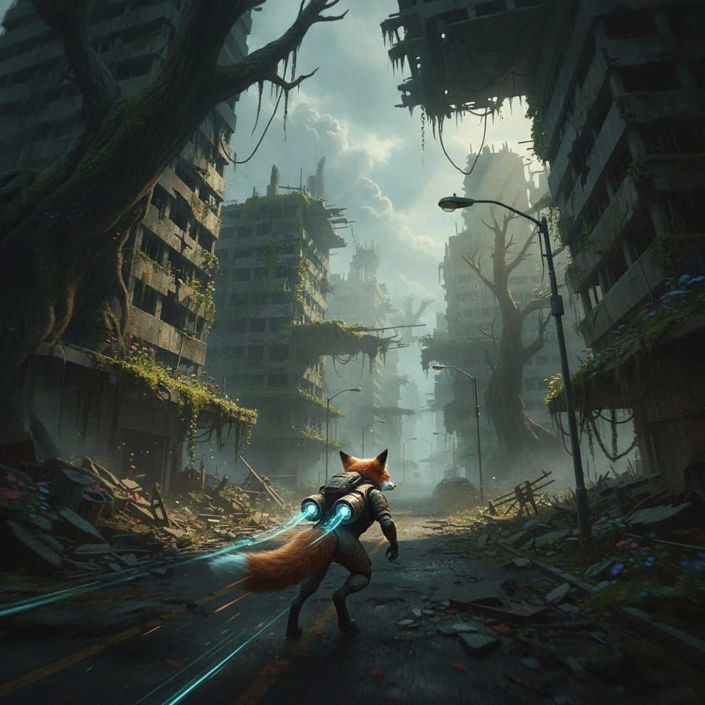 Turbo Fox Races Through Forgotten City Maze