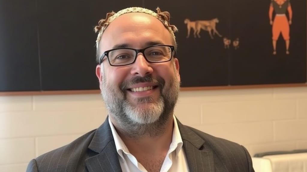 Dapper Gentleman in Maid Attire, Inspired by Art Nouveau