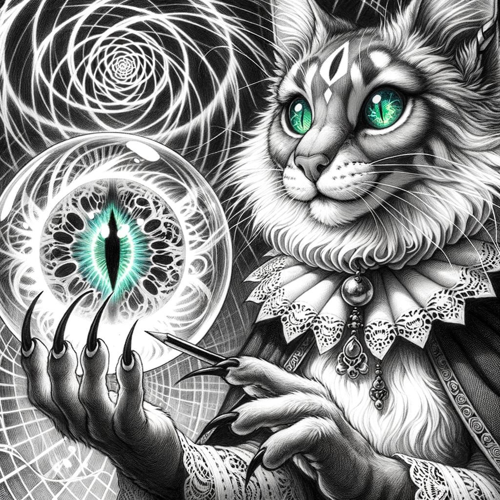 Anthropomorphic Cat Embodies Haitian Heritage in Mesmerizing...