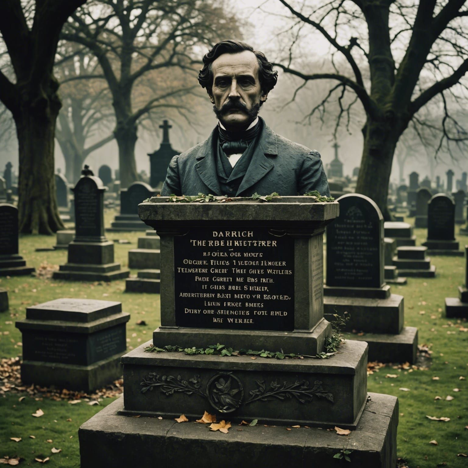 The graveyard of great writers like Dickens, Poe, Tolkien, the Brontes, Melville, Shakespeare