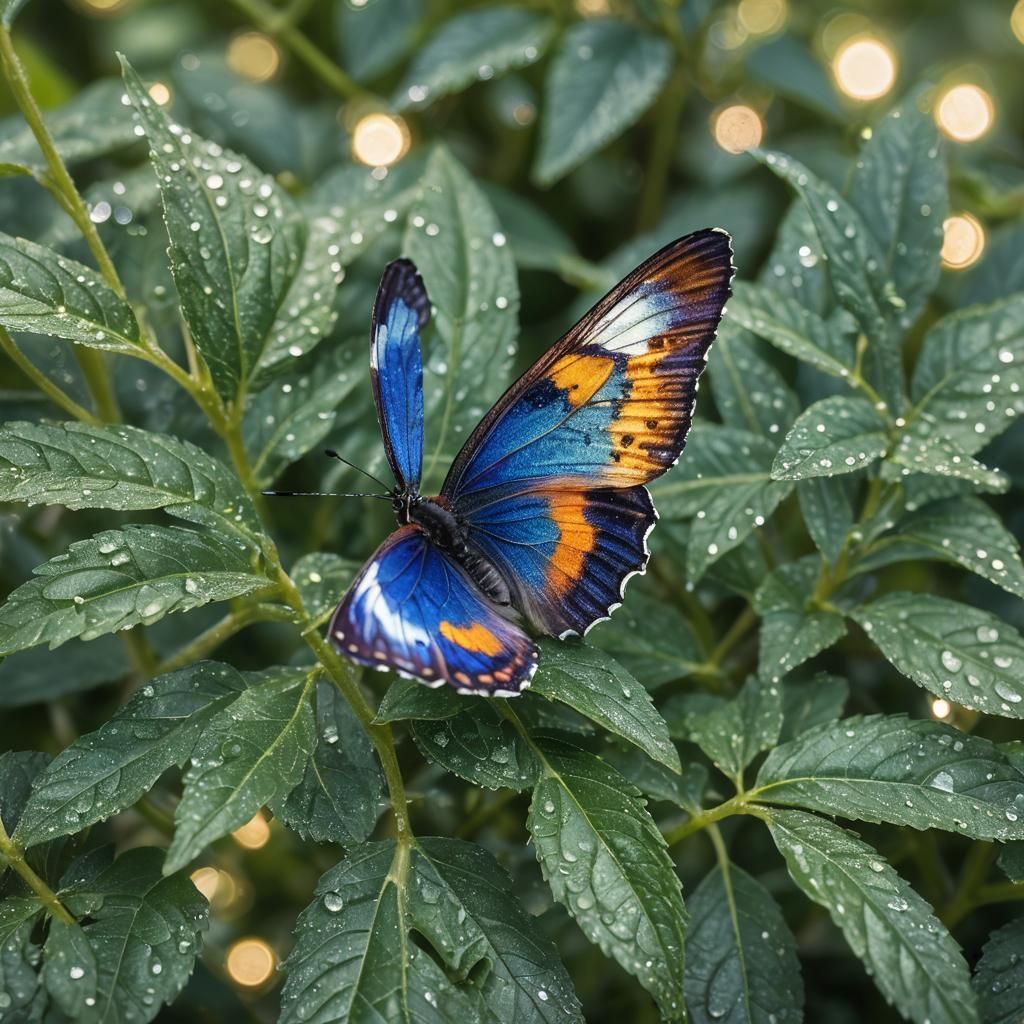 Sapphire Butterfly Macro Photography