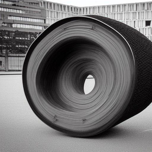 Abstract Spiral Roadcase: AI Generated Design