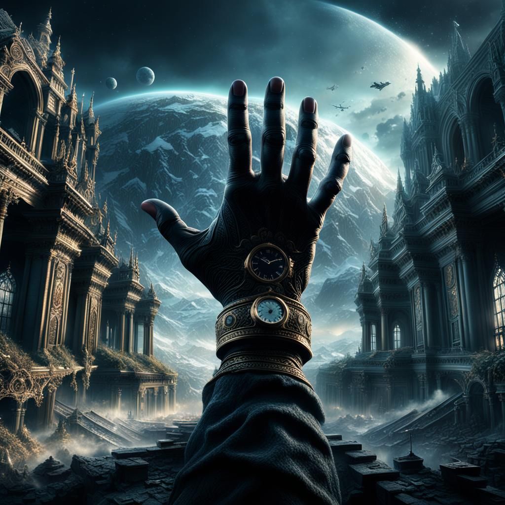 Hands of Time: Dramatic Digital Matte Painting