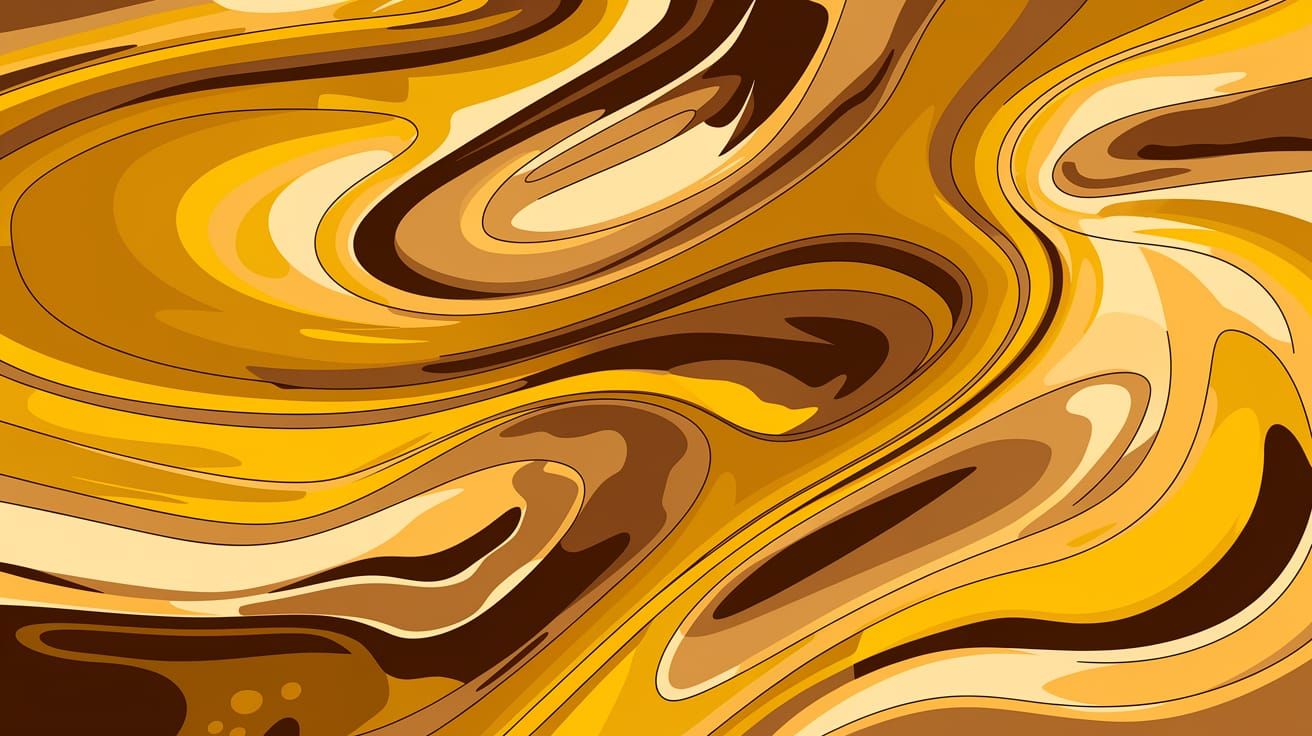 Golden Amber Art: Precious Metal Tones