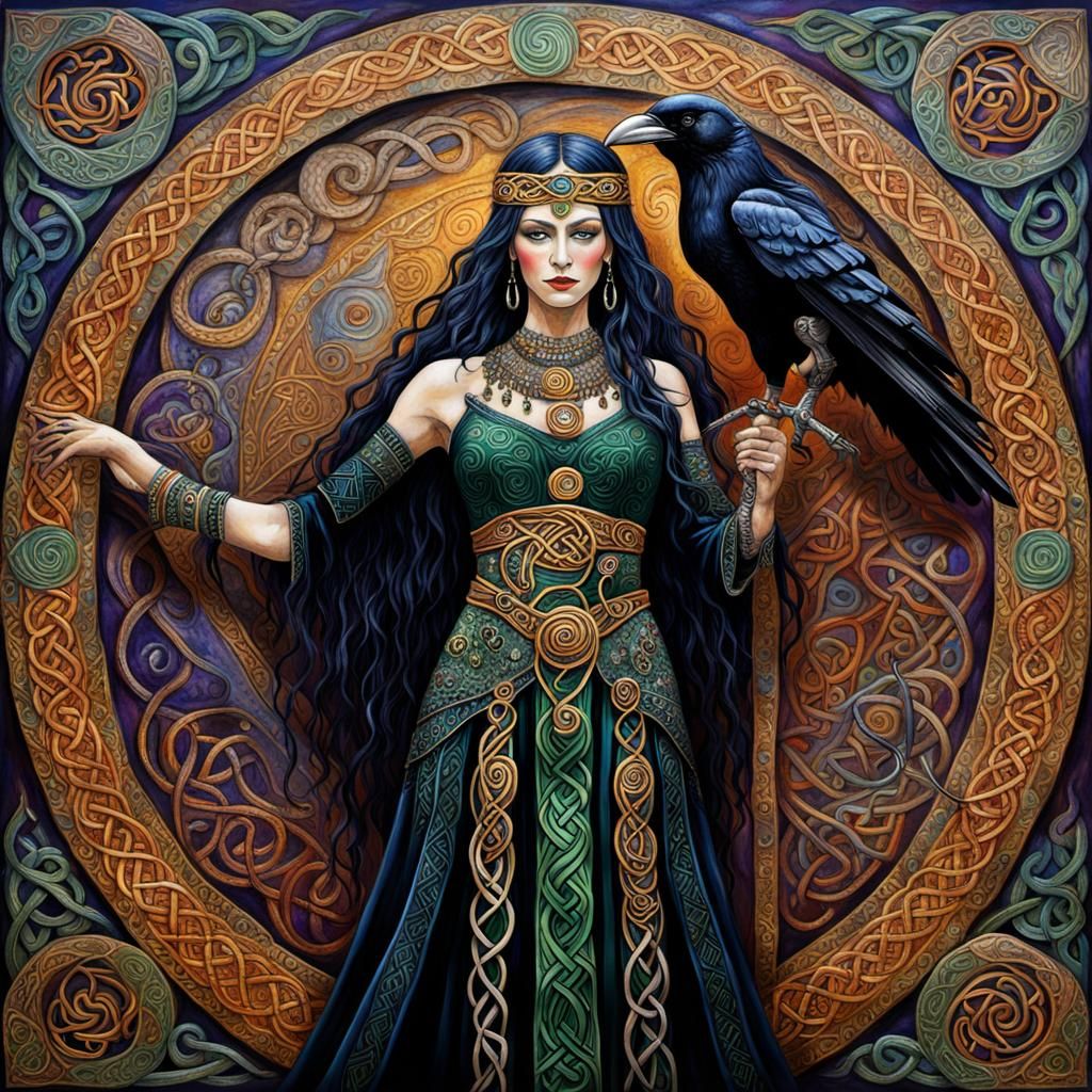 Celtic Mythology Goddess Morrigan