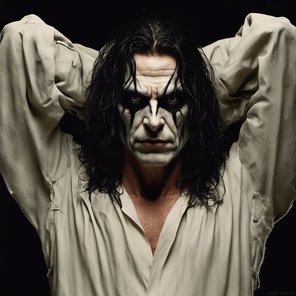 Eric draven Psychotic creepy serial killer Gothic realistic ...