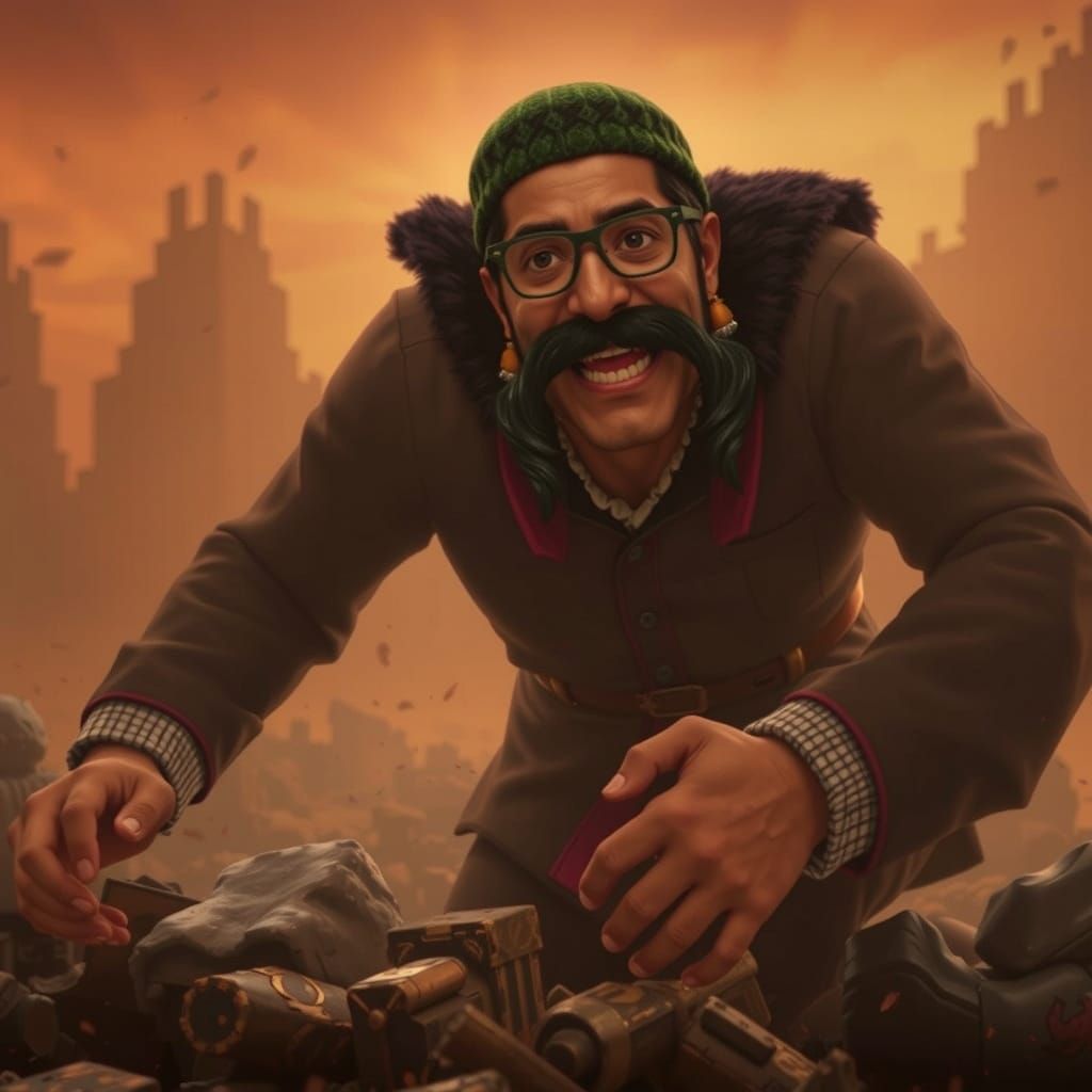 Guggu the Magnificent: Detailed Fantasy Concept Art