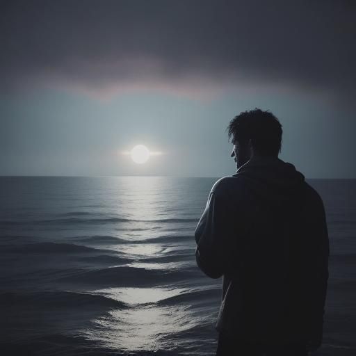 Hopeful Gaze Towards a Bright Future